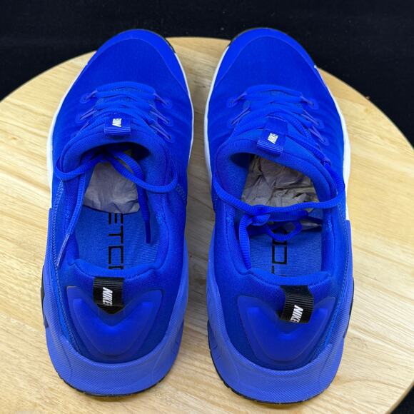 Mens Size 10 Nike Free Metcon 6 Racer Blue White Black Training Shoes FJ7127 402 - Picture 8 of 10